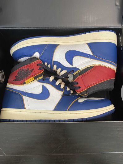 Union × Nike Air Jordan 1 Retro High OG NRG "Storm Blue/Varsity Red"