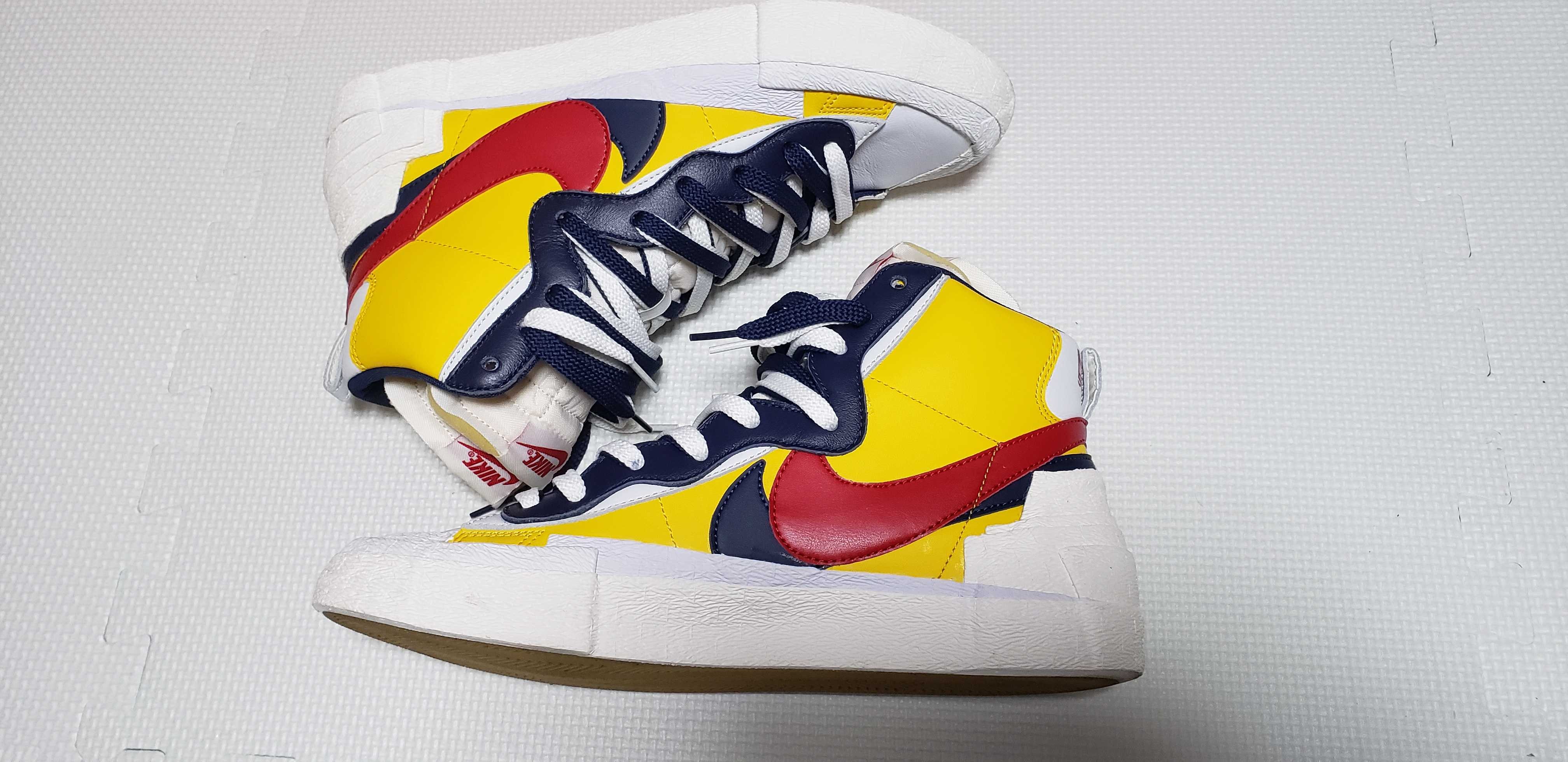 sacai × Nike Blazer Mid "Varsity Maize/Varsity Red"