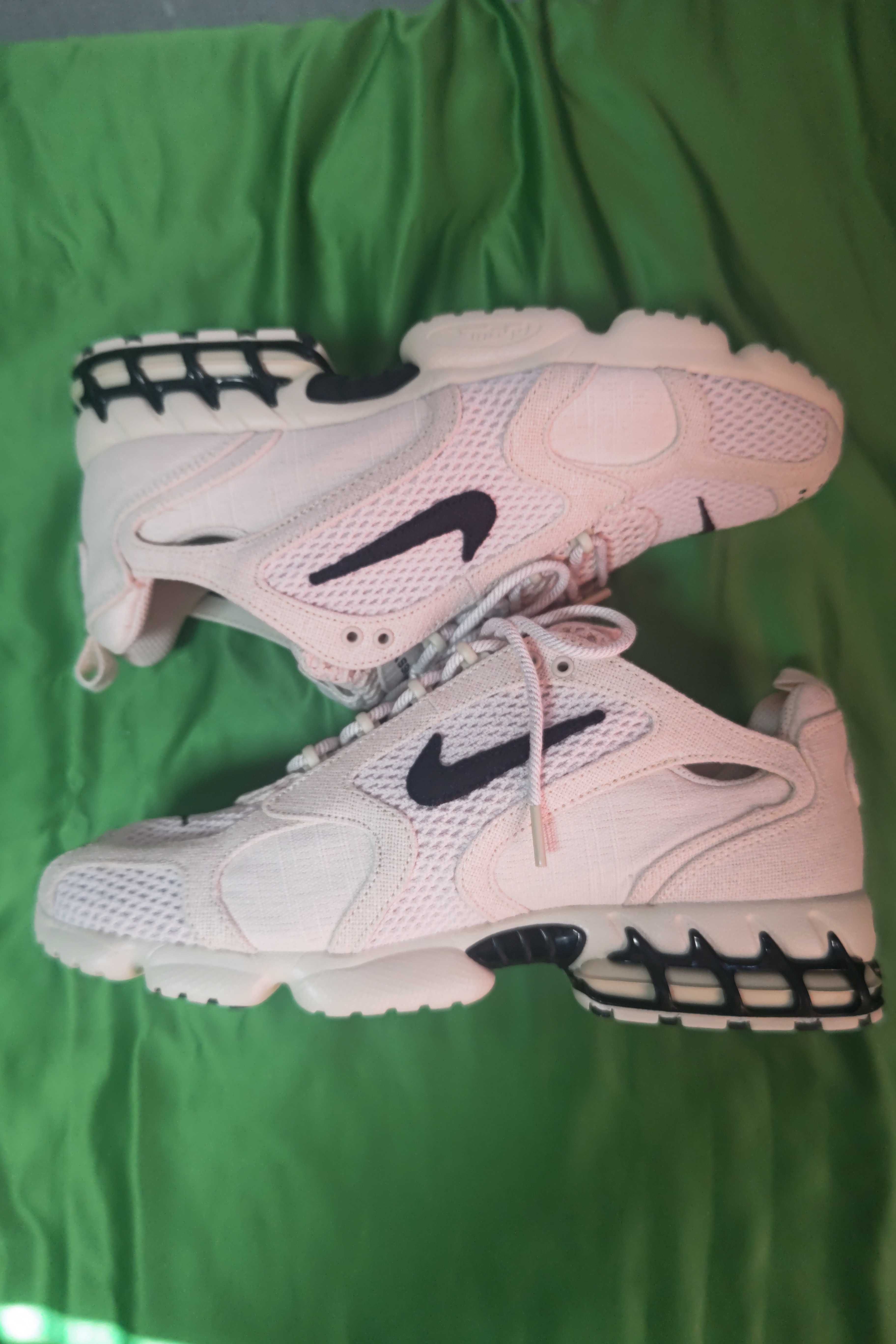 Stussy × Nike Air Zoom Spiridon CG 2 "Fossil/Black"