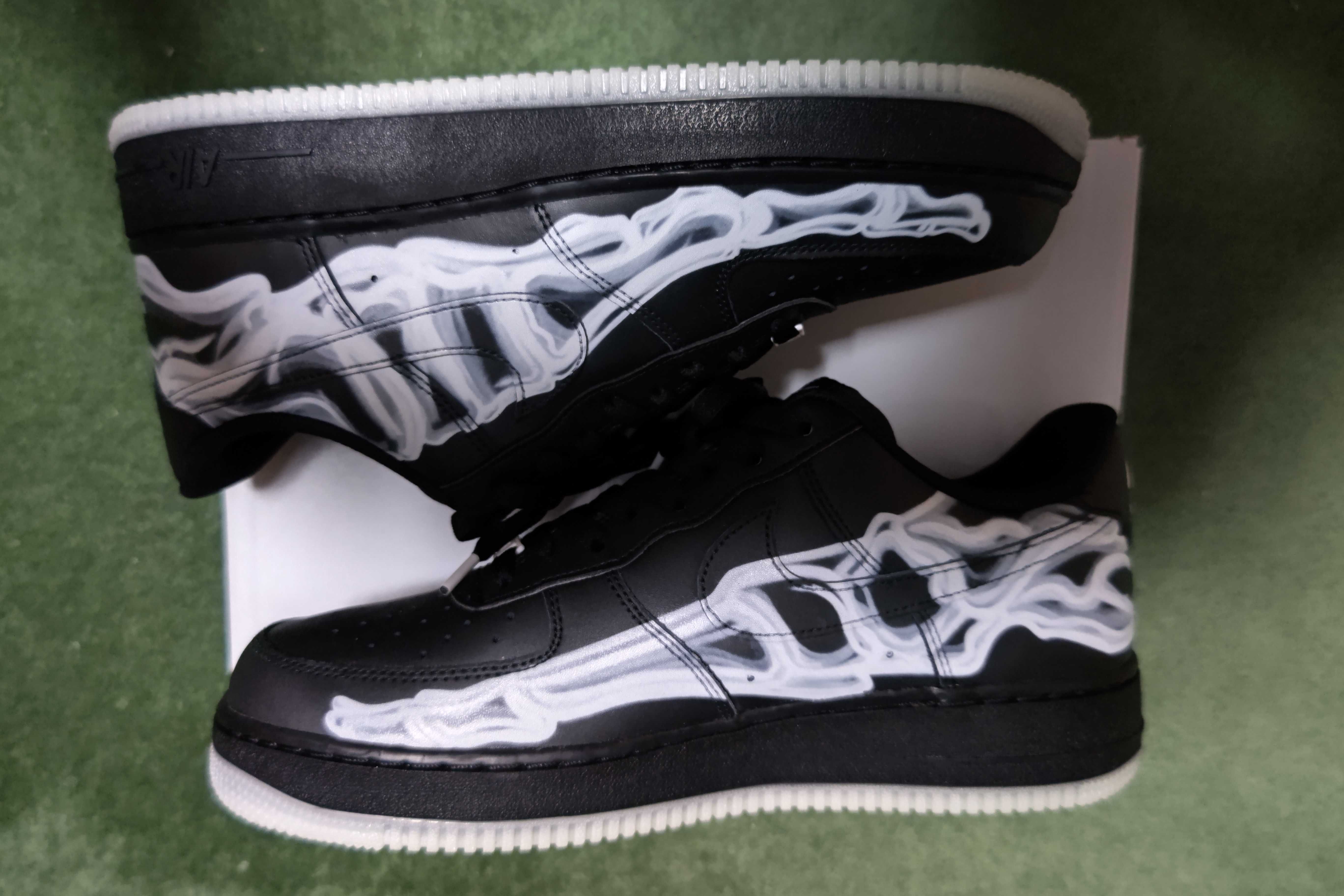 Nike Air Force 1 Low "Black Skeleton"