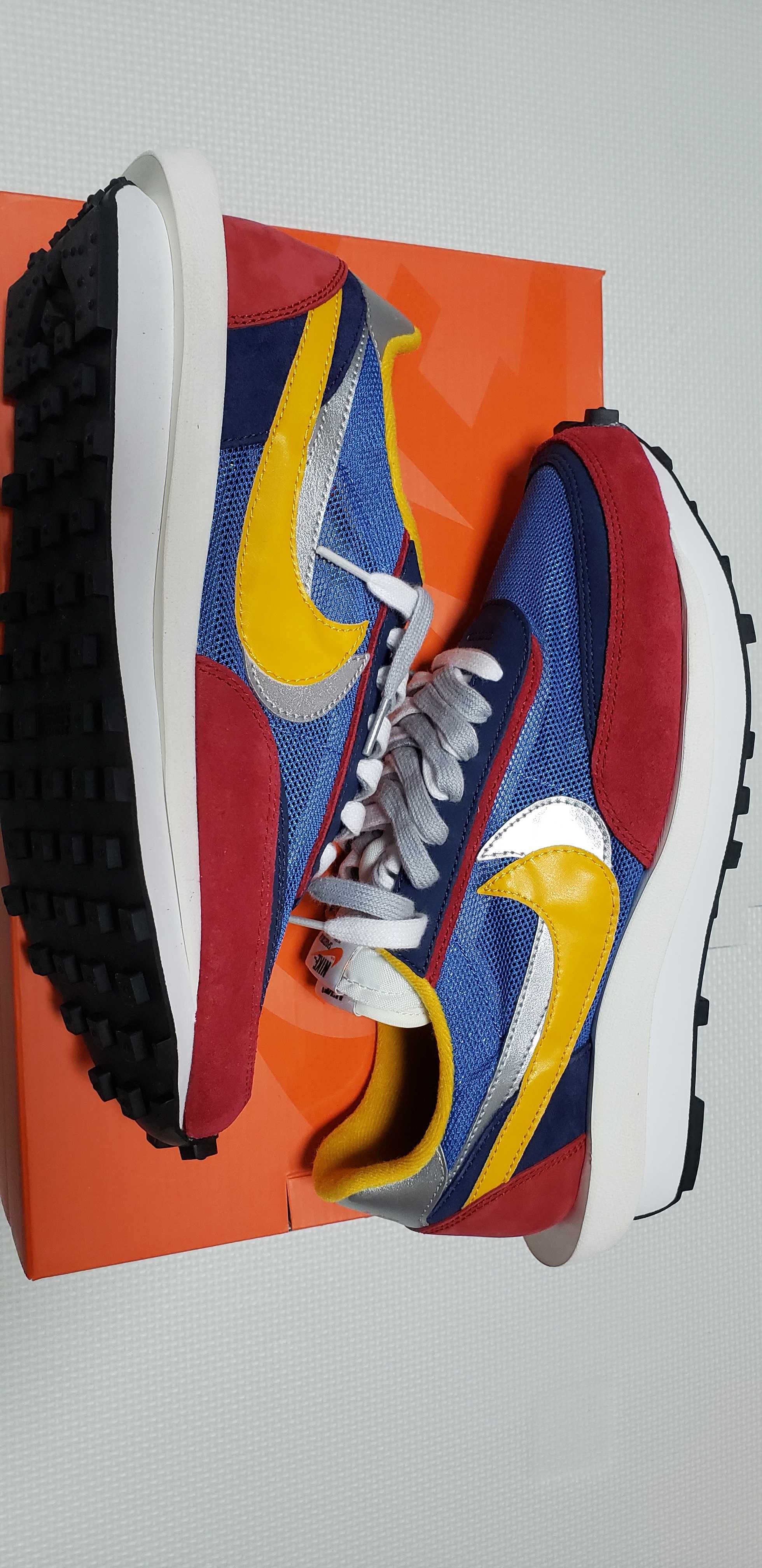 sacai × Nike LDV Waffle "Red/Blue"