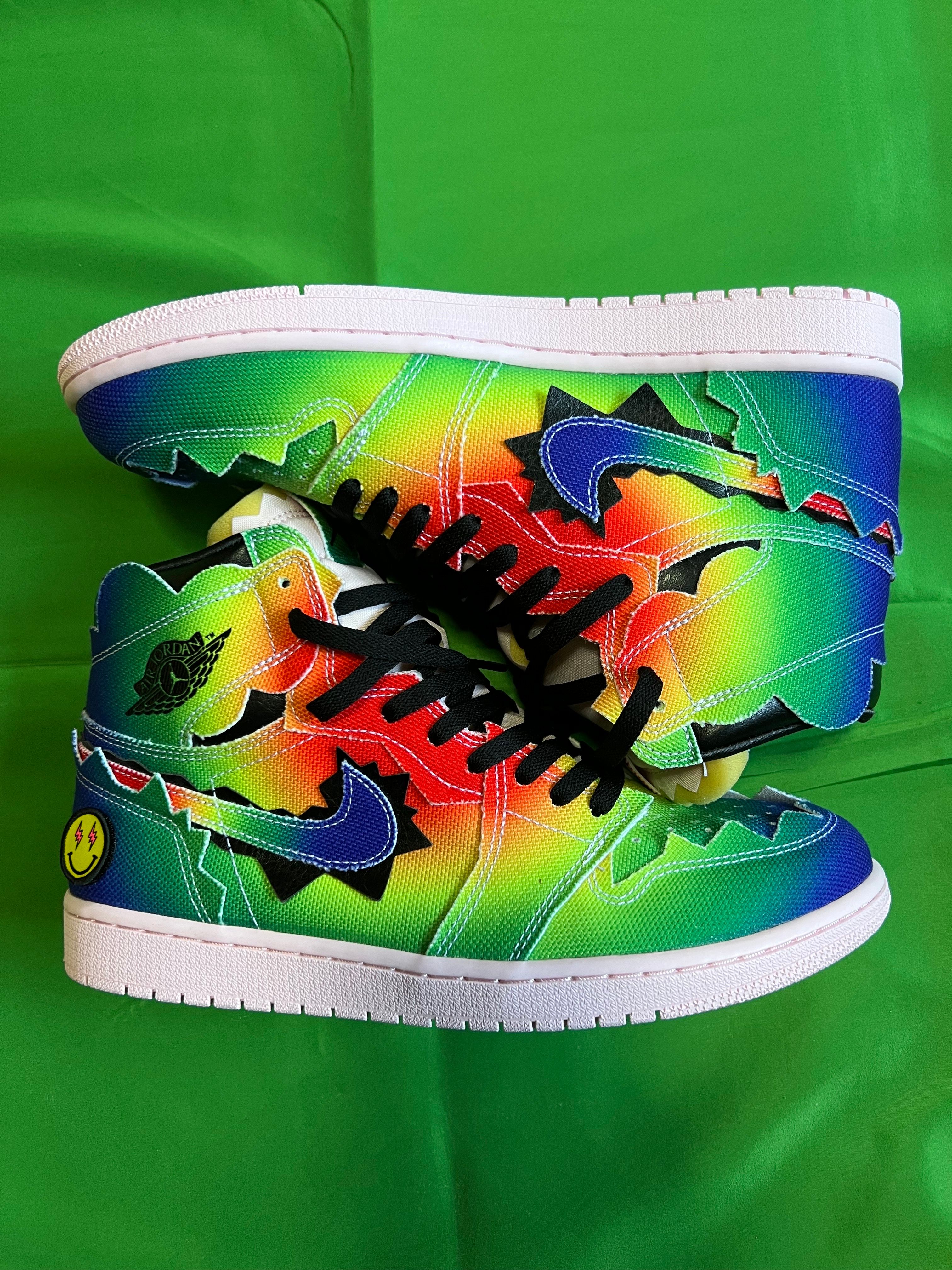 J Balvin × Nike Air Jordan 1 High OG "Rainbow"