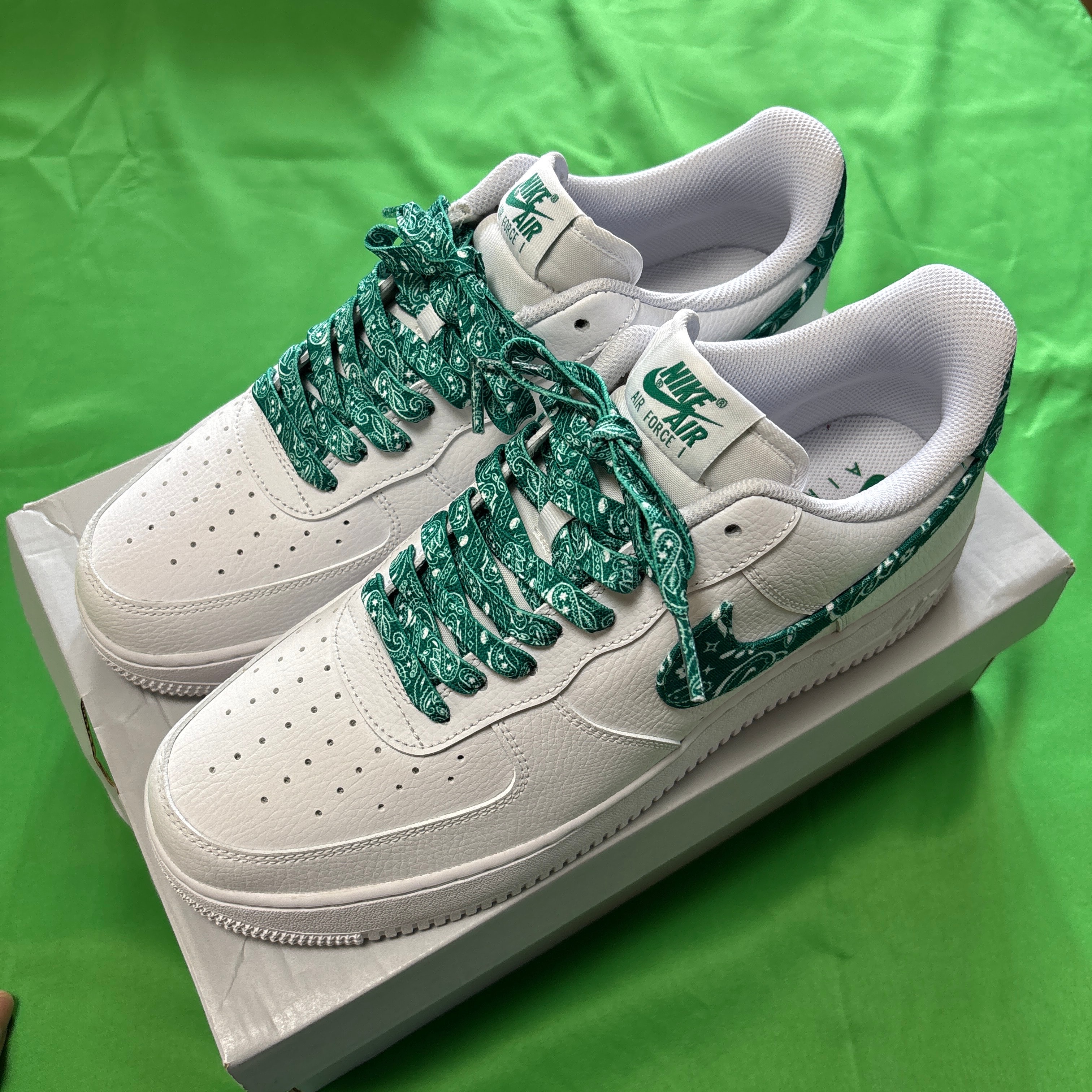 Nike Women's Air Force 1 Low '07 Essential "Green Paisley"