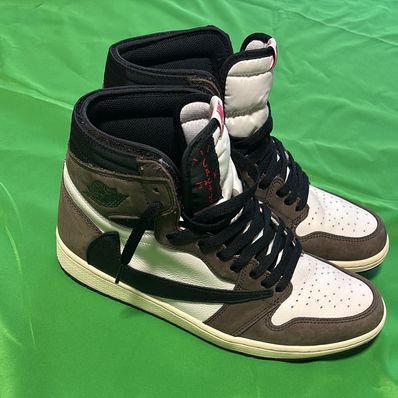 Travis Scott × Nike Air Jordan 1 Retro High OG TS SP "Sail/Dark Mocha"