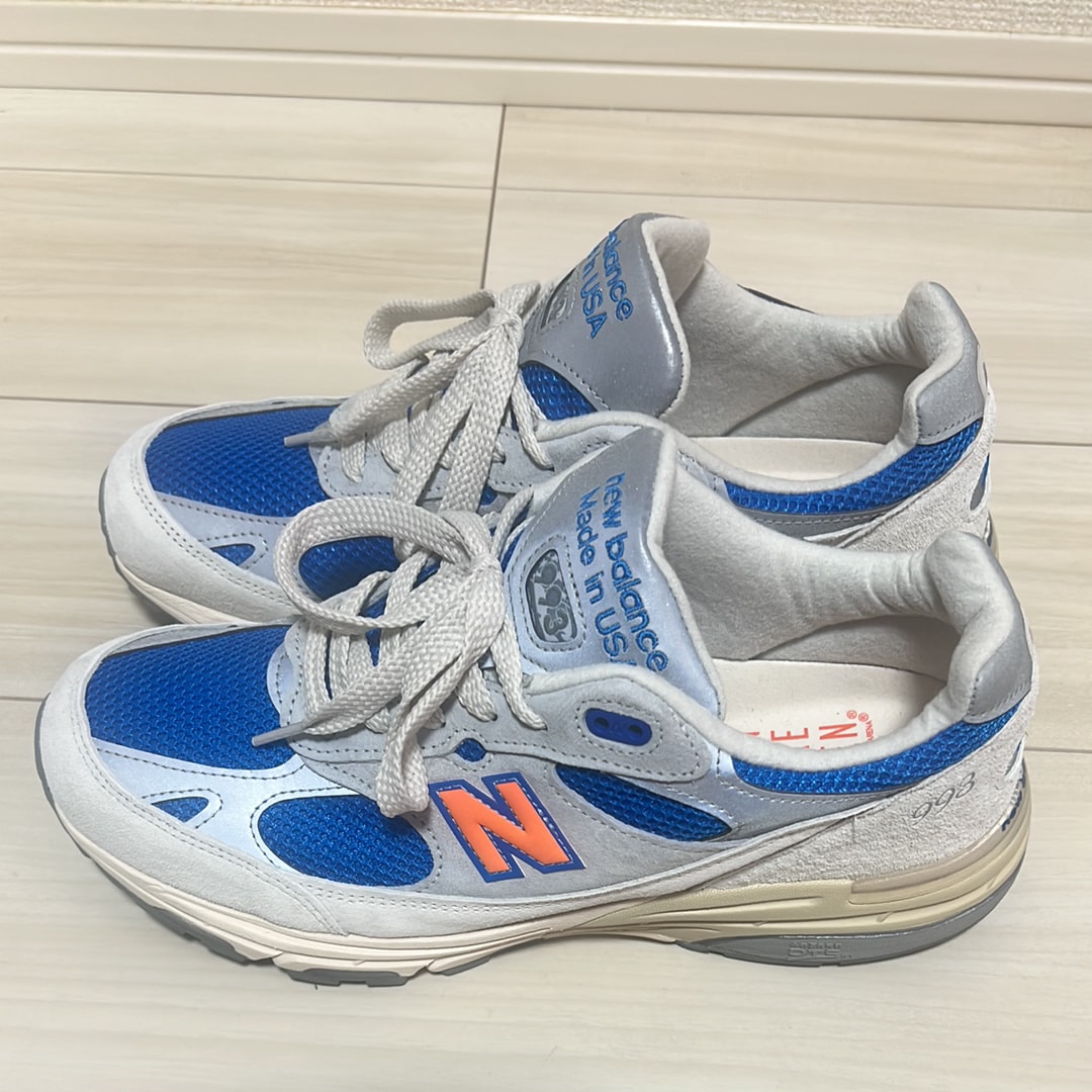 KITH × New Balance 993 Madison Square Garden "Ancient Scroll/Grey Matter"