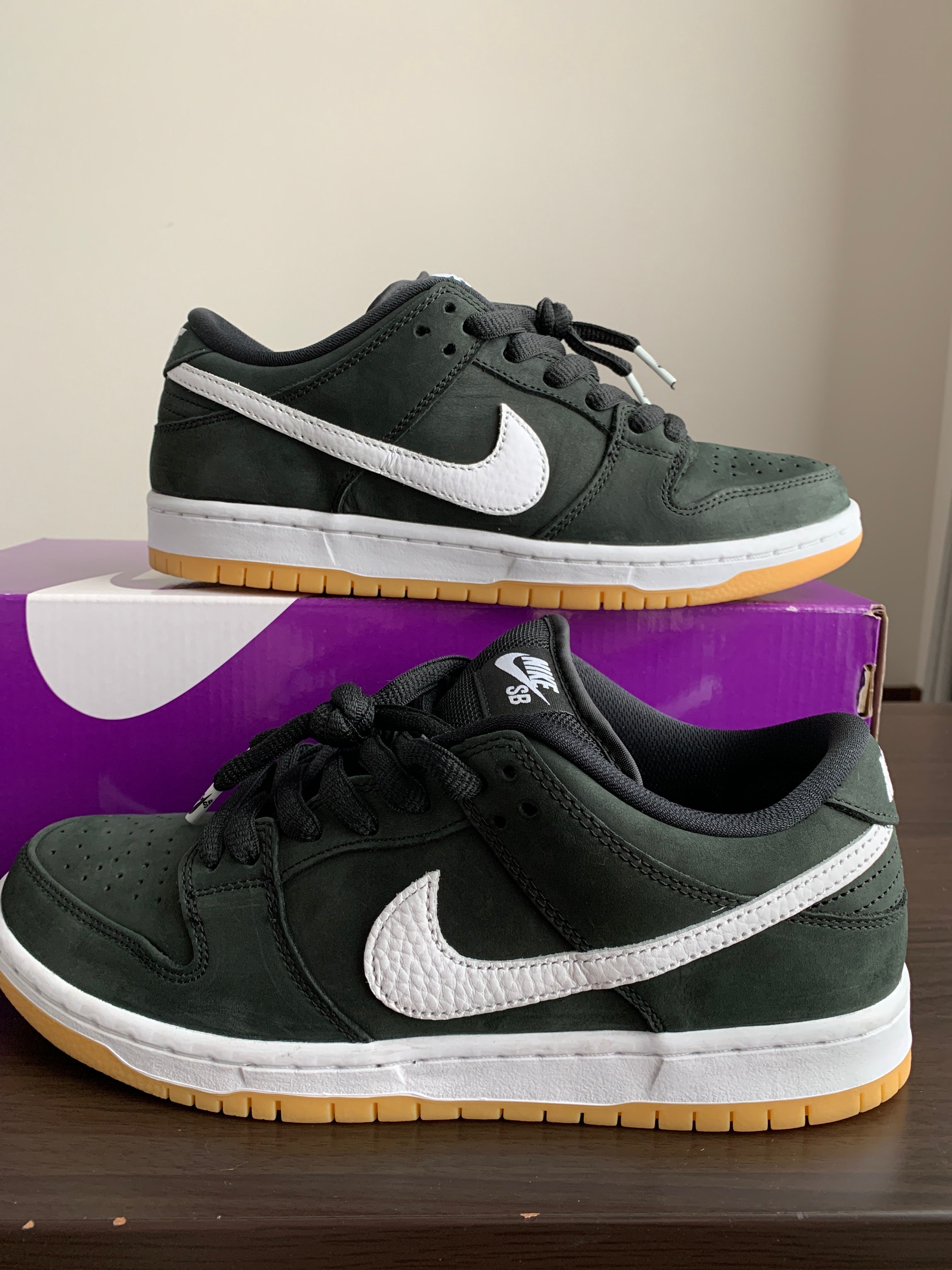 Nike SB Dunk Low Pro "Black/WhiteBlack-Gum Light Brown"