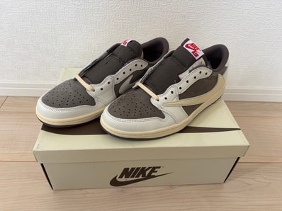 Travis Scott × Nike Air Jordan 1 Low OG SP "Reverse Mocha/Sail and Ridgerock"
