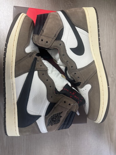 Travis Scott × Nike Air Jordan 1 Retro High OG TS SP "Sail/Dark Mocha"