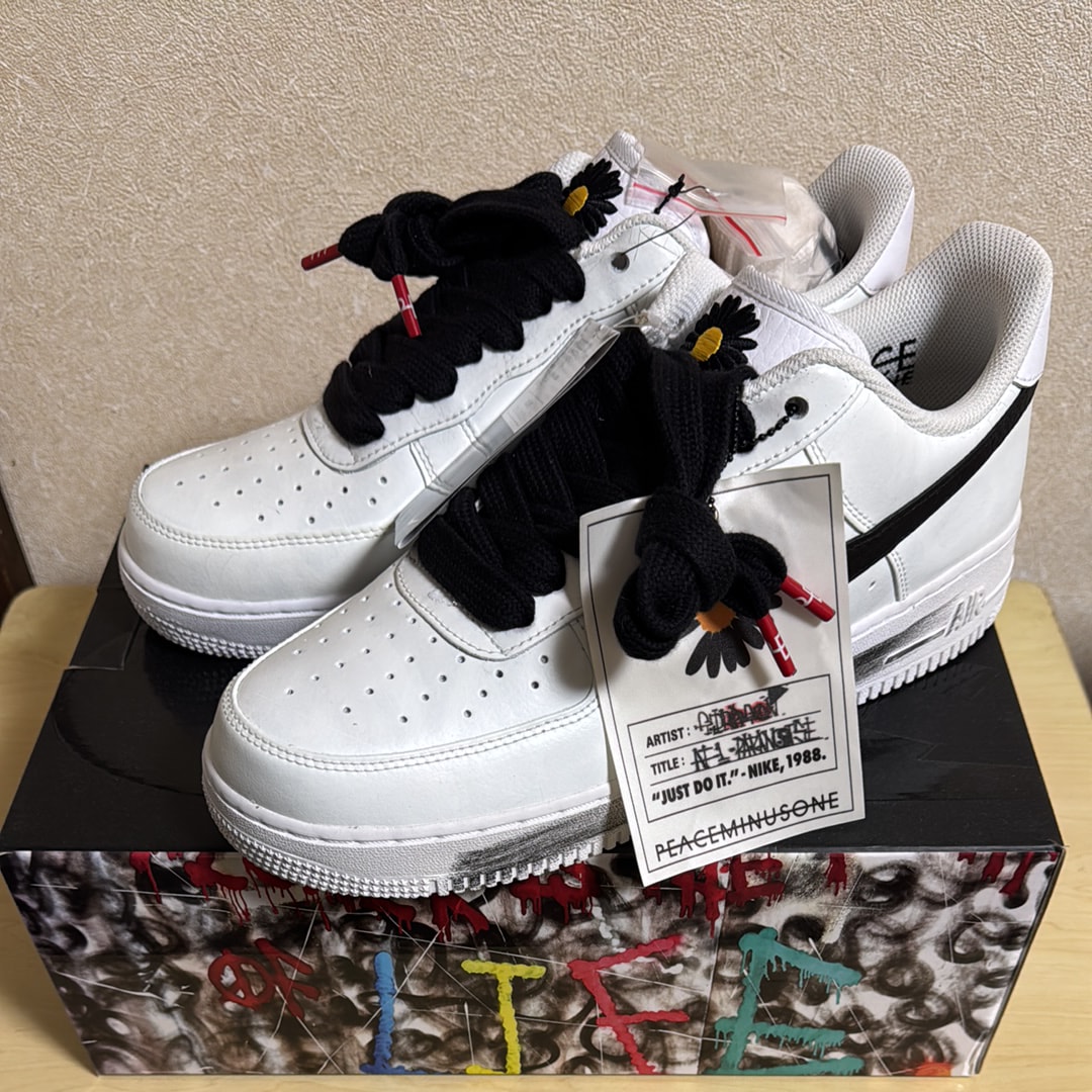 PEACEMINUSONE × Nike Air Force 1 Low "Para-noise/White/Black" / G-DRAGON