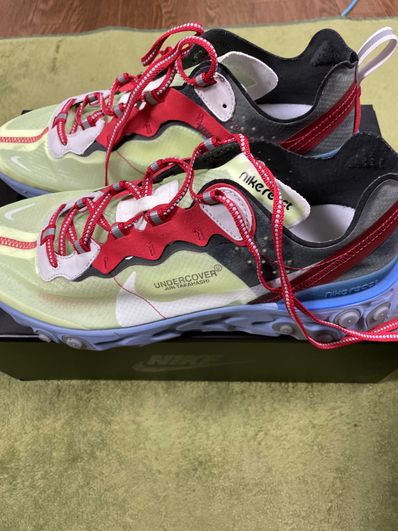 UNDERCOVER × Nike React Element 87 "Blue/Yellow"