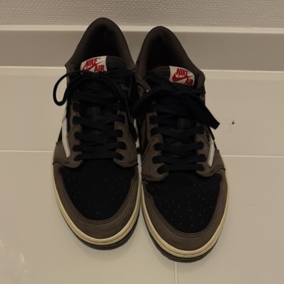 Travis Scott × Nike Air Jordan 1 Low OG SP-T "Black/Dark Mocha"