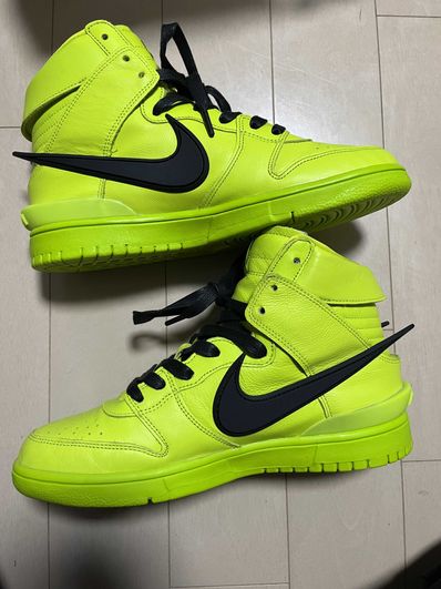 AMBUSH × NIKE DUNK HIGH "FLASH LIME"