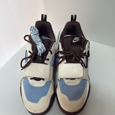 Travis Scott × Nike Zoom Field Jaxx "Pale Ivory and Leche Blue"
