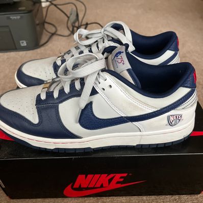 NBA × Nike Dunk Low EMB 75th Anniversary "Nets"
