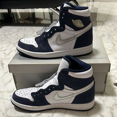 Nike Air Jordan 1 High OG CO.JP "White/Midnight Navy" (2020)(ブリーフケースなし)