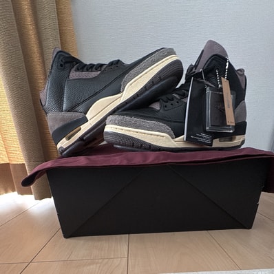 A Ma Maniere × Nike Women's Air Jordan 3 Retro OG SP "Black and Flat Pewter/WYWS"