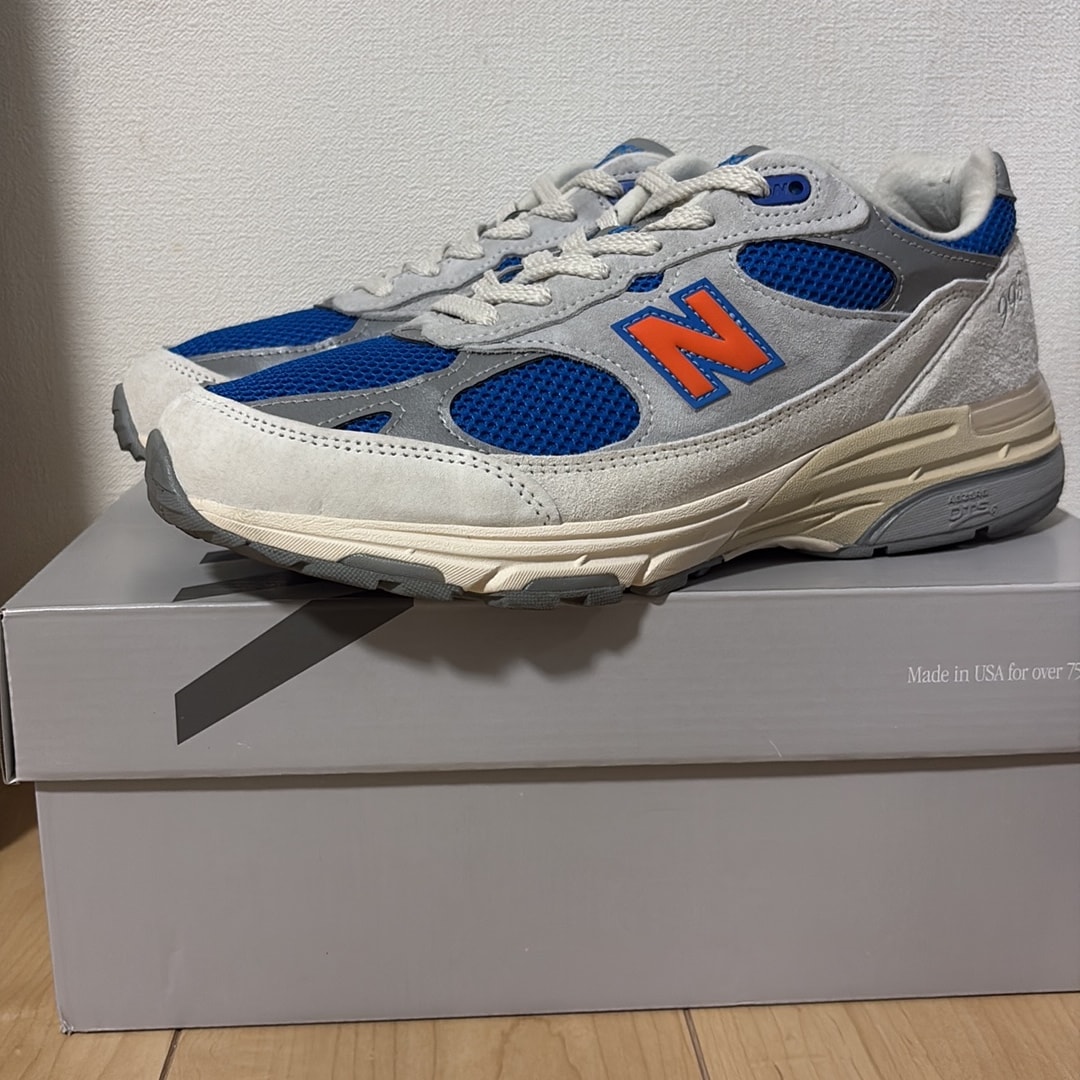 KITH × New Balance 993 Madison Square Garden "Ancient Scroll/Grey Matter"