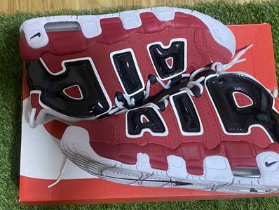 NIKE GS AIR MORE UPTEMPO ’96 "BLACK AND VARSITY RED"(2021)