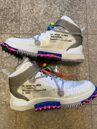 Off-White × Nike Air Force 1 Mid "White"