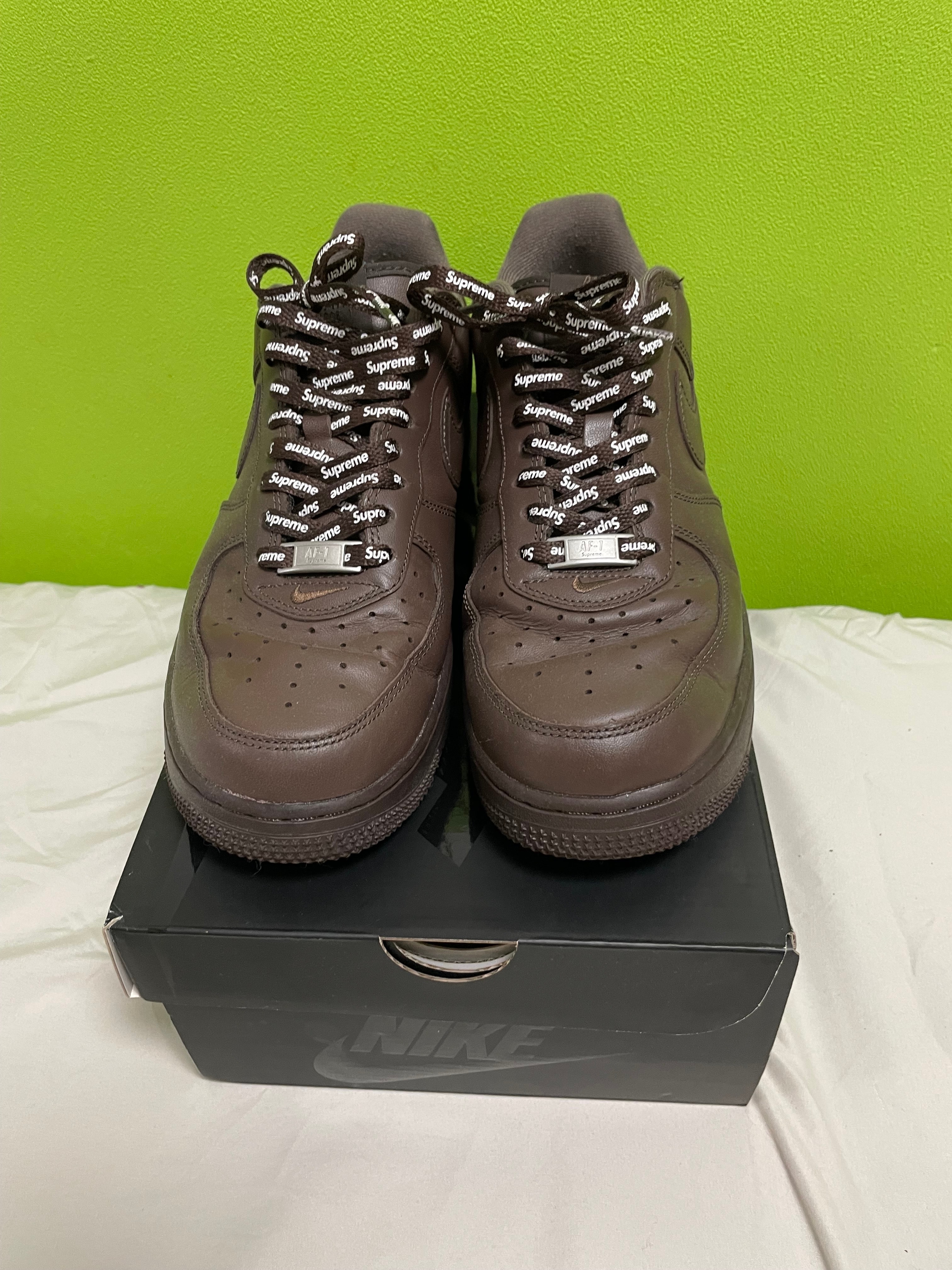 Supreme × Nike Air Force 1 Low "Baroque Brown"