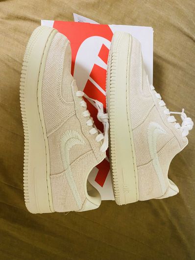 Stussy × Nike Air Force 1 Low "Fossil Stone"