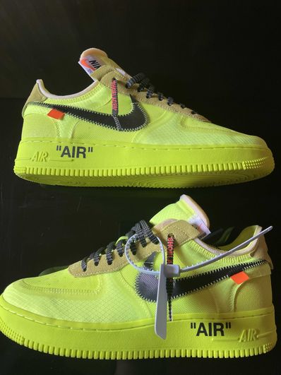 Off-White × Nike Air Force 1 Low "Volt"