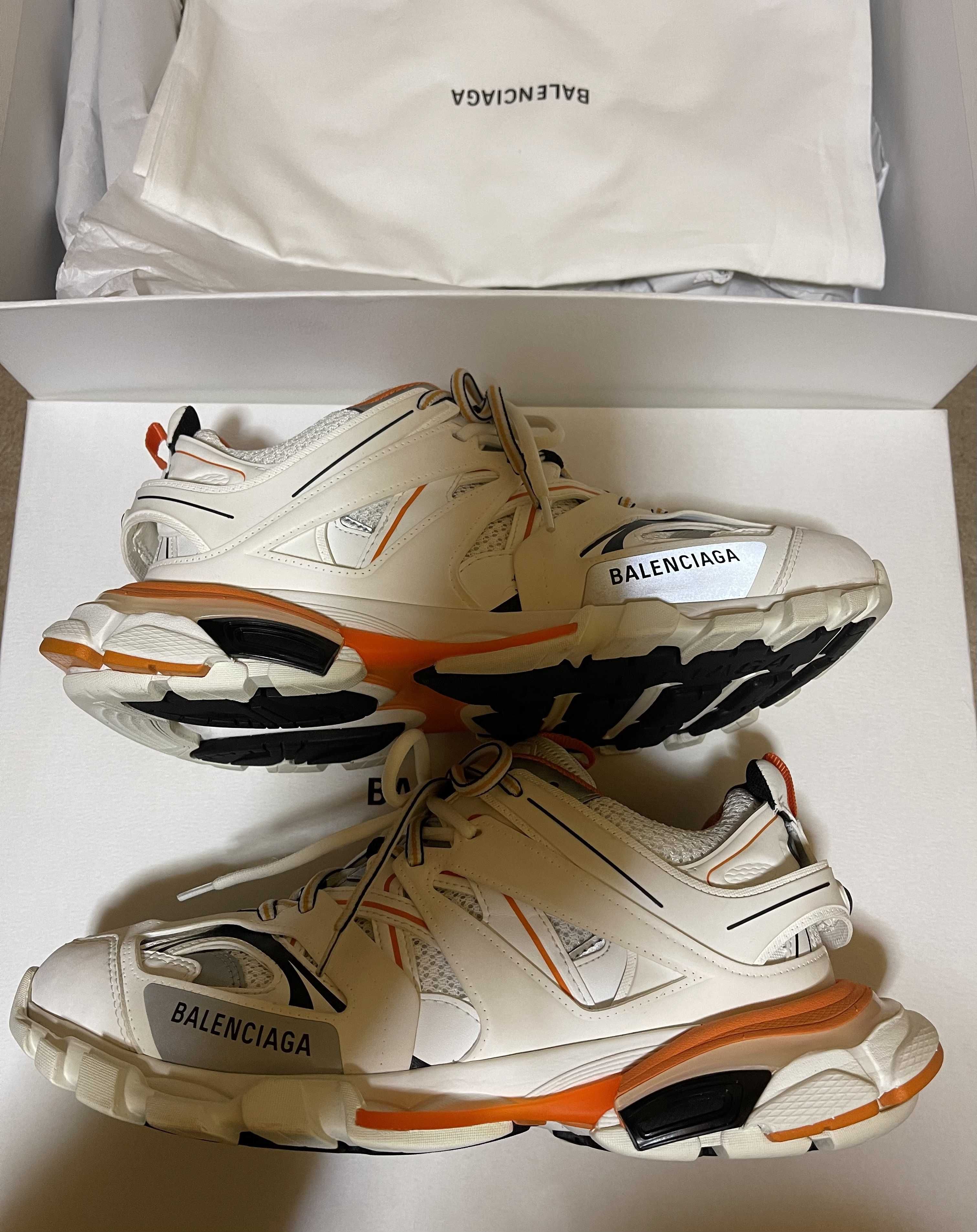 Balenciaga Track Sneaker "White/Orange"