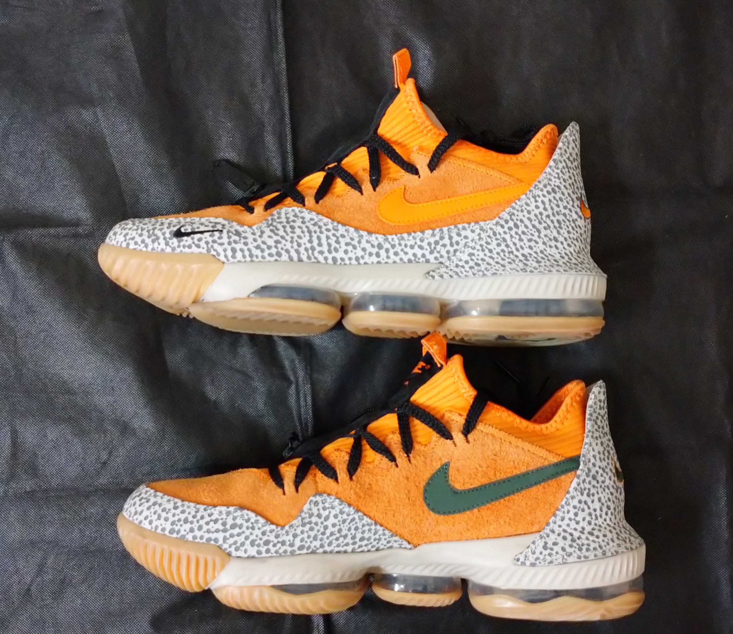 atmos × Nike LeBron 16 Low "Safari" (CD9471-800/CI3358-800)