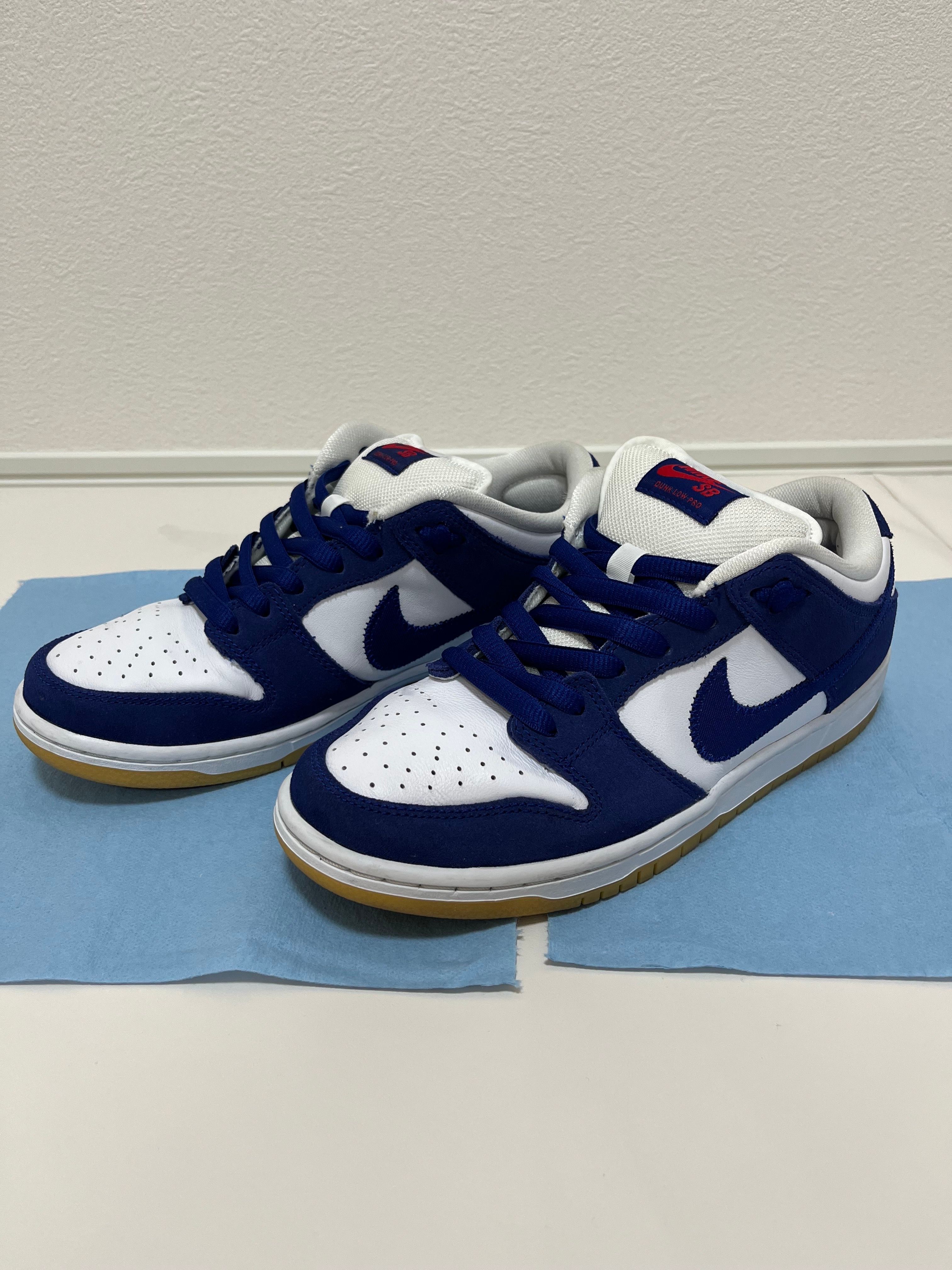Nike SB Dunk Low "Los Angeles Dodgers/Deep Royal Blue"