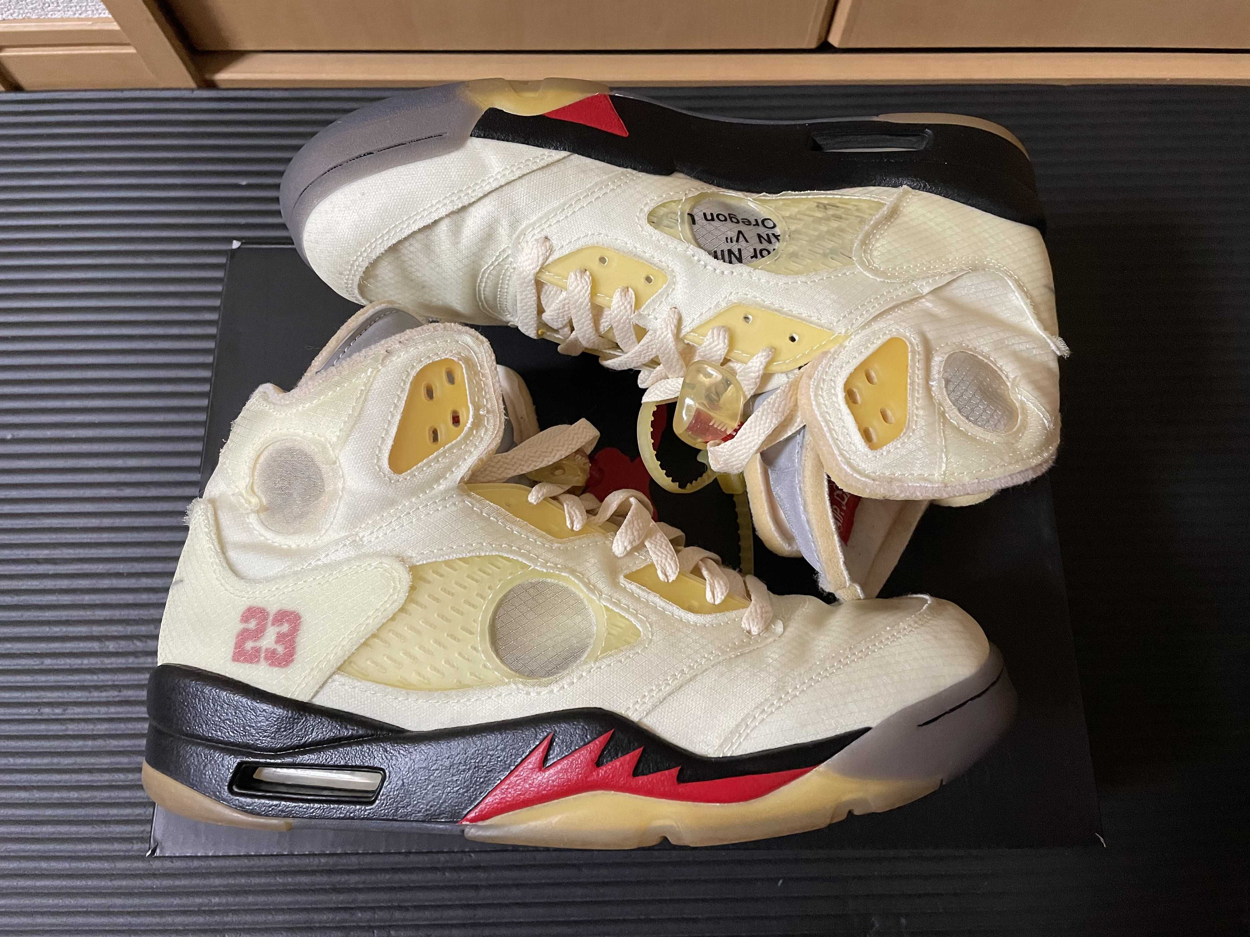 Off-White × Nike Air Jordan 5 "Sail"