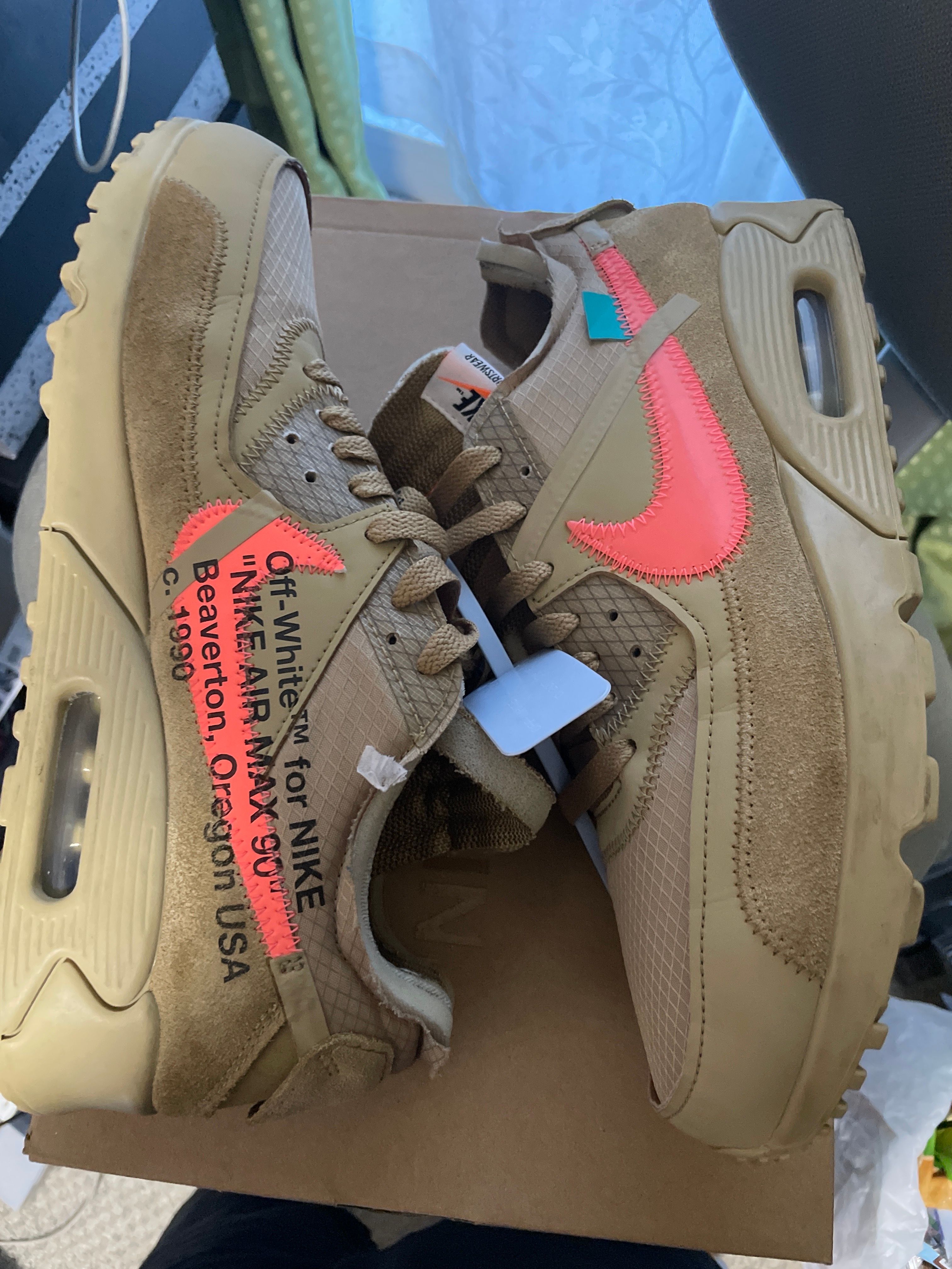Off-White × Nike Air Max 90 "Desert Ore"