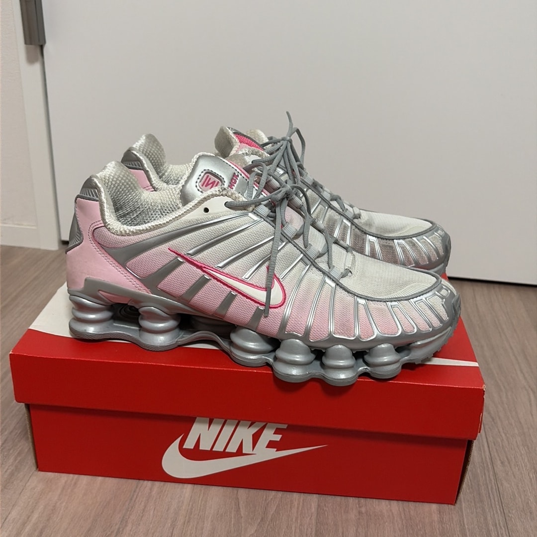 Nike Women's Shox TL "Metallic Platinum/Pinksicle"