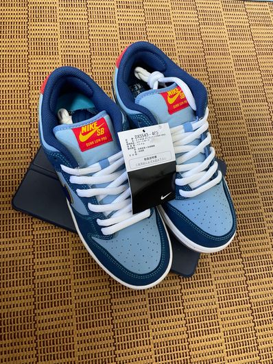 Why So Sad? × Nike SB Dunk Low "Coastal Blue/Speed Yellow-University Red"