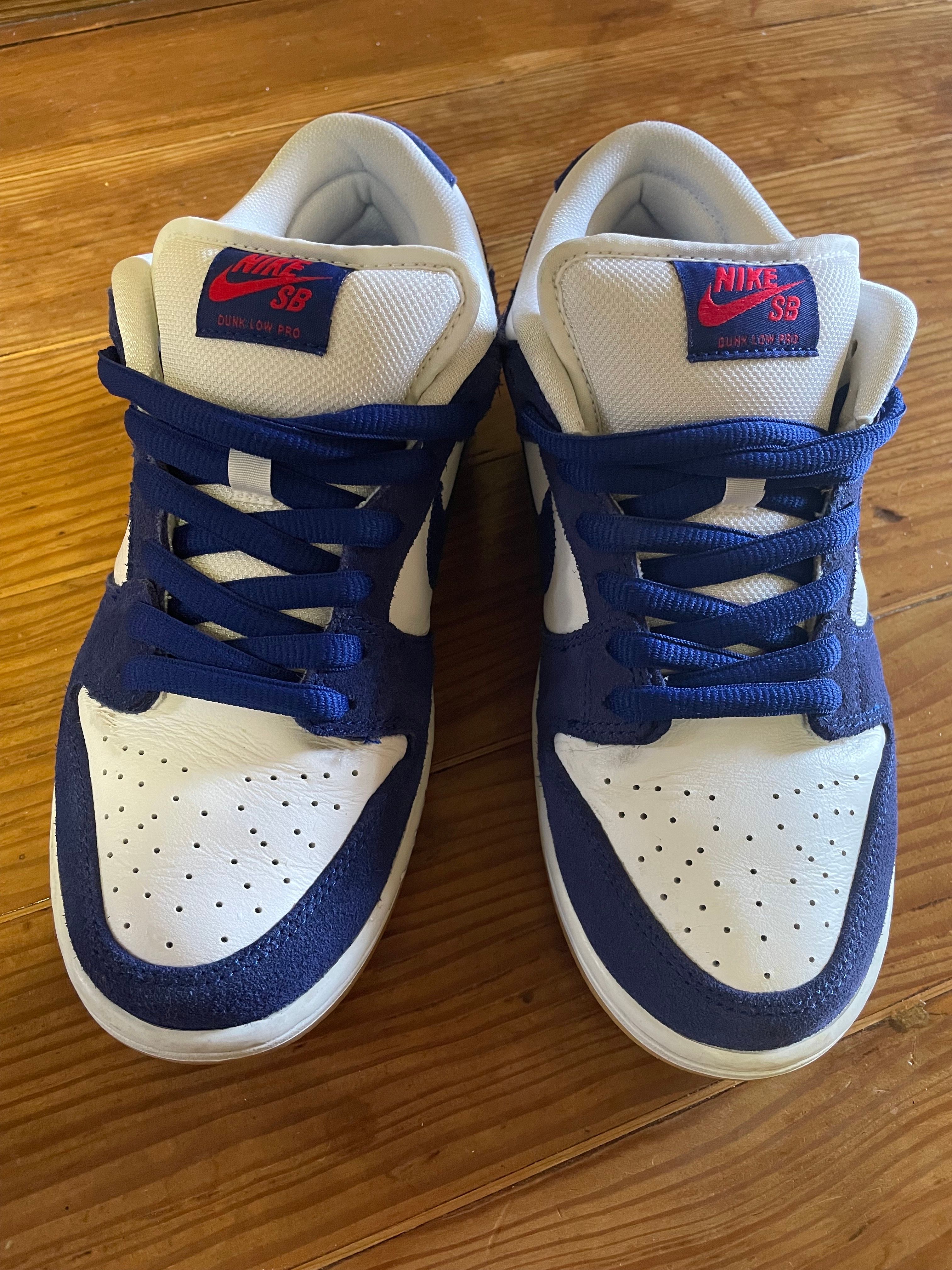 Nike SB Dunk Low "Los Angeles Dodgers/Deep Royal Blue"