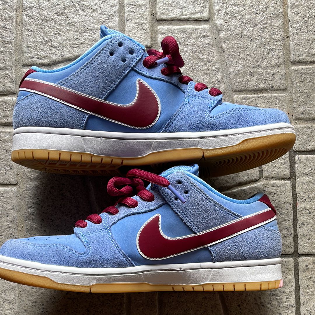 Nike SB Dunk Low Pro "Philadelphia Phillies/Valor Blue and Team Maroon"