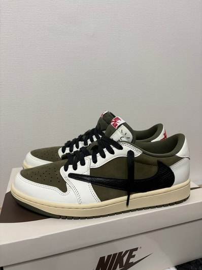 Travis Scott × Nike Air Jordan 1 Low OG SP "Reverse Olive"