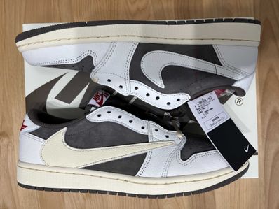 Travis Scott × Nike Air Jordan 1 Low OG SP "Reverse Mocha/Sail and Ridgerock"