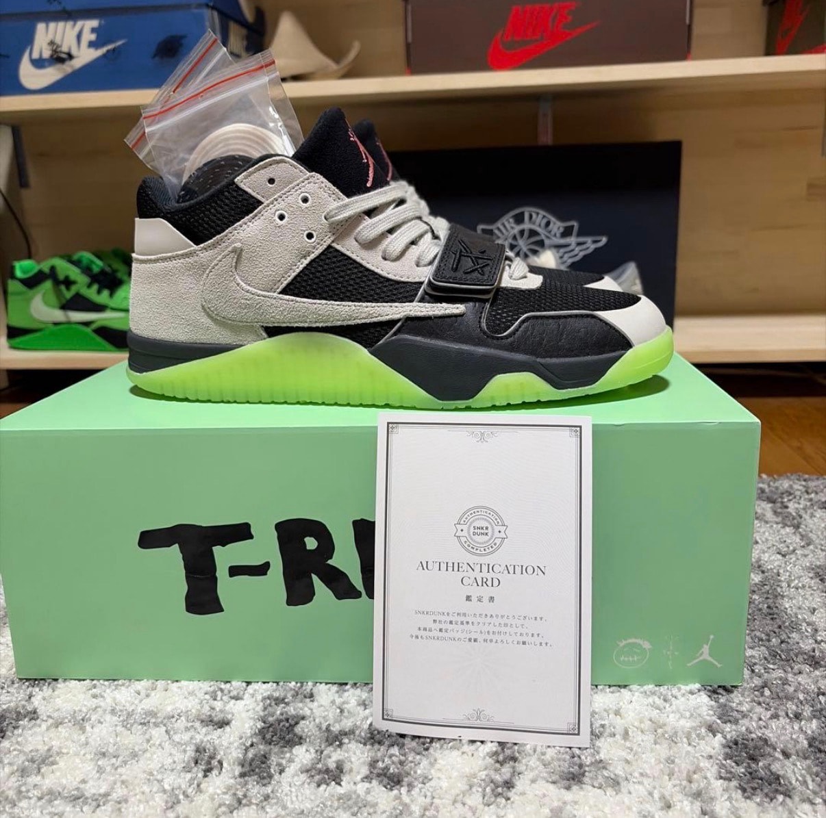 Travis Scott × Chase B × Nike Jumpman Jack TR CJ1 T-Rexx "Night Silver"