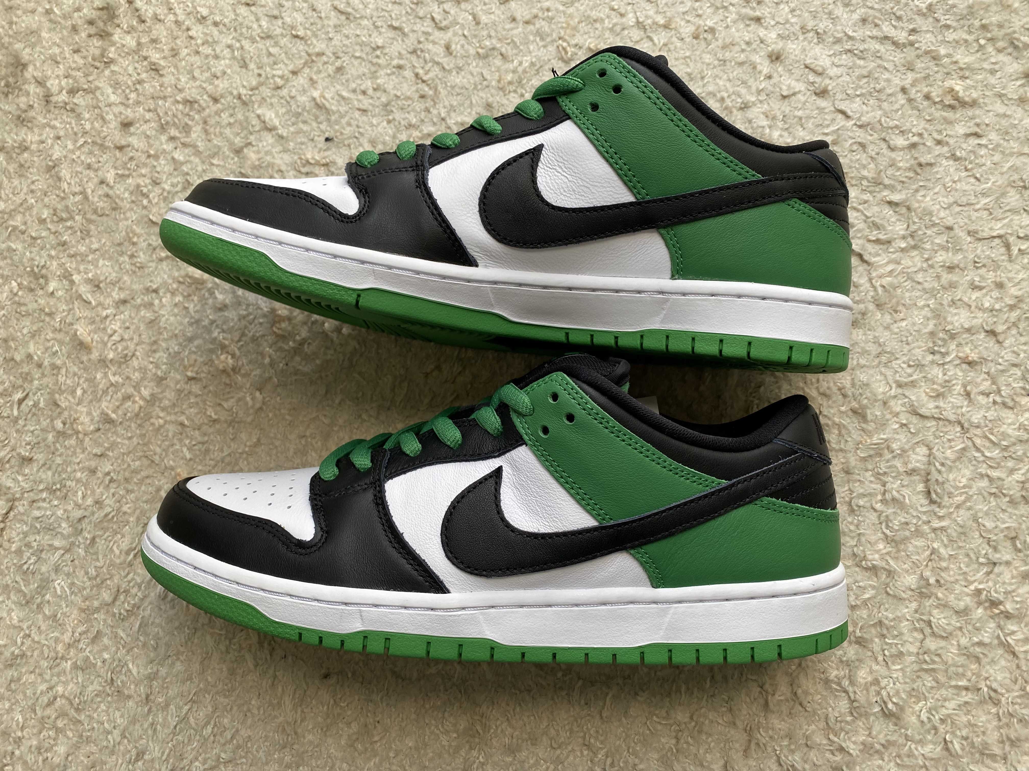 Nike SB Dunk Low Pro "Black and Classic Green"