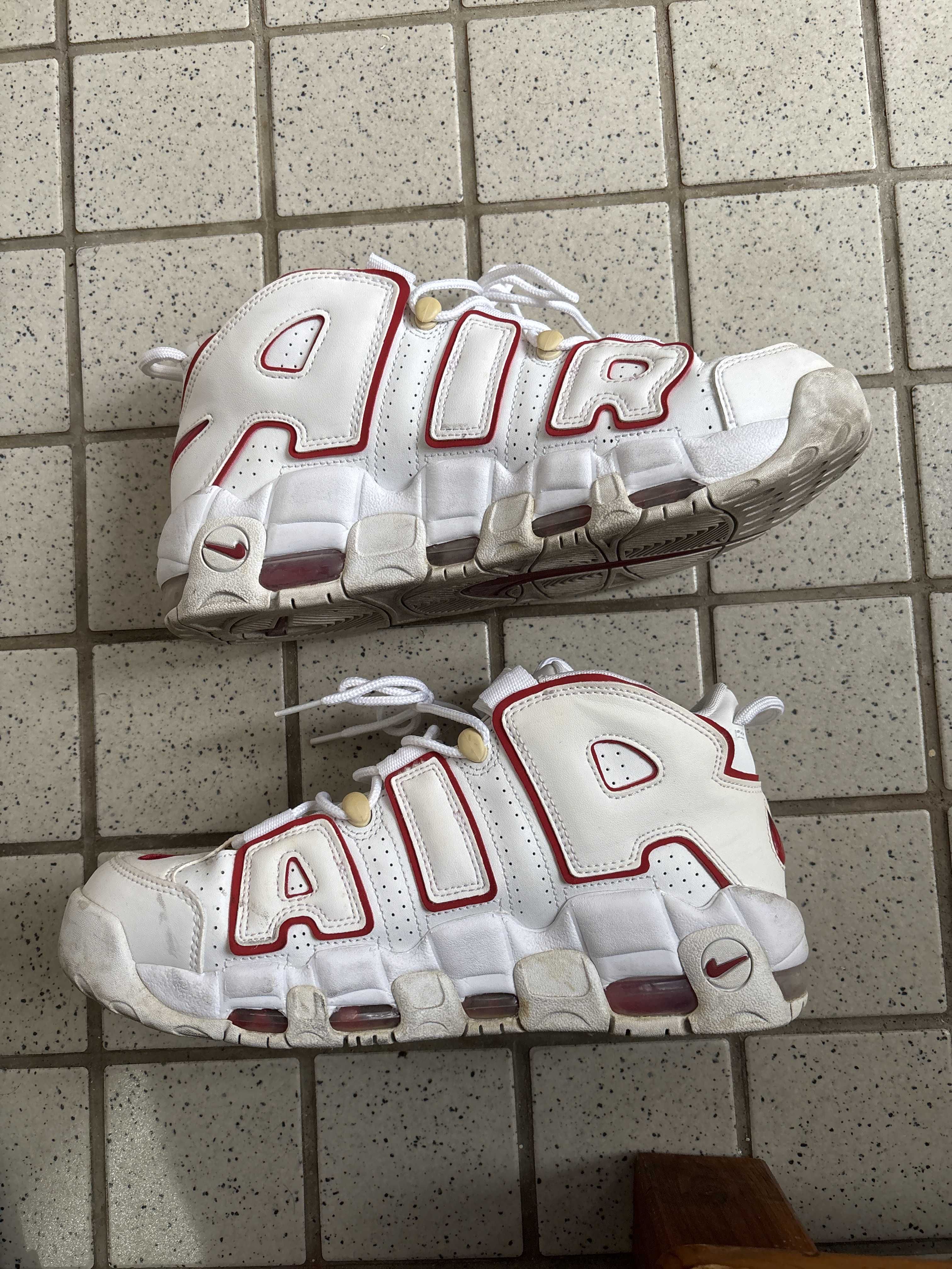 NIKE AIR MORE UPTEMPO "WHITE/VARSITY RED" (2021)