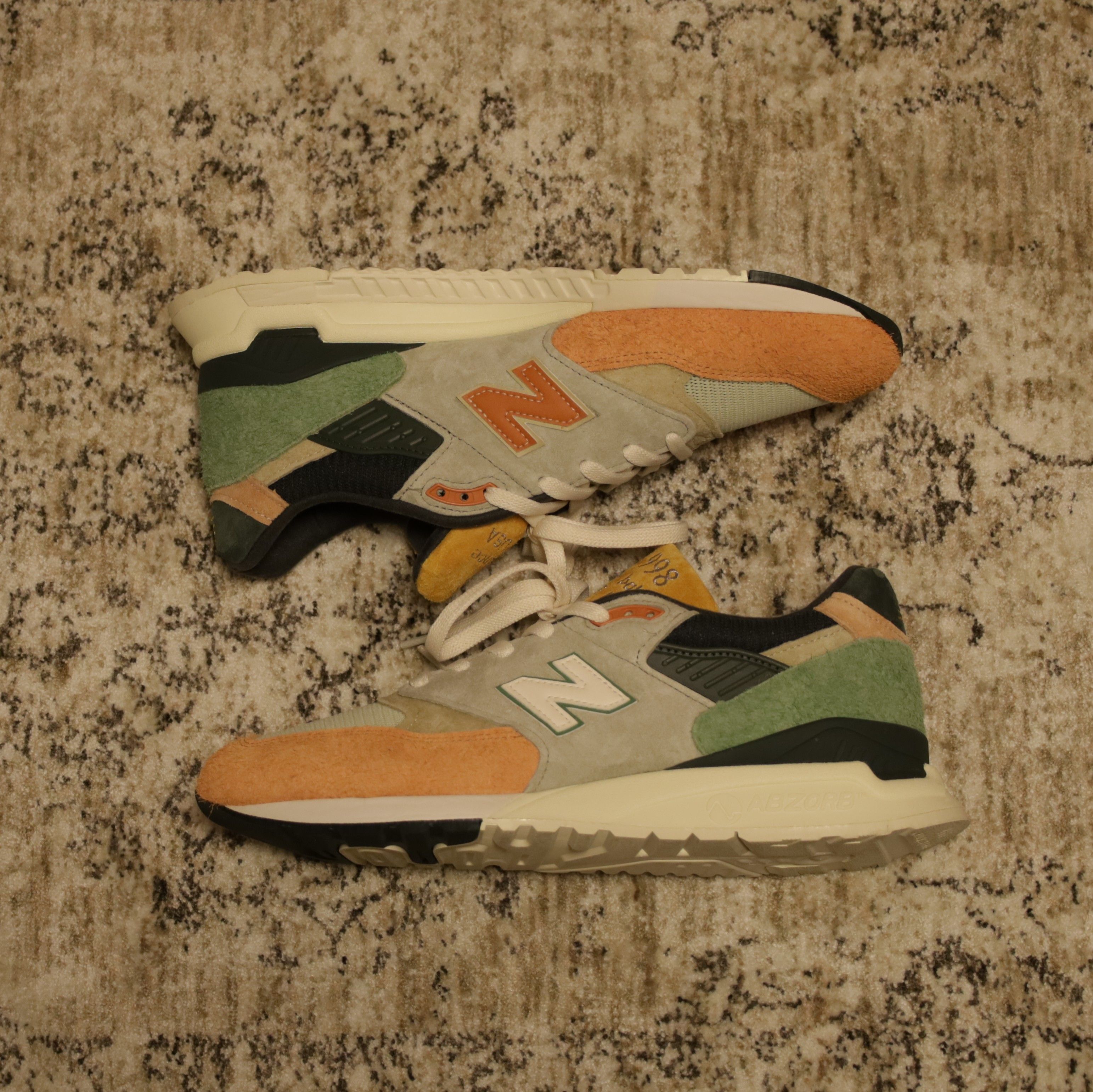 KITH Ronnie Fieg and the Frank Lloyd Wright Foundation × New Balance 998 "Aloe Wash/Apricot Buff"