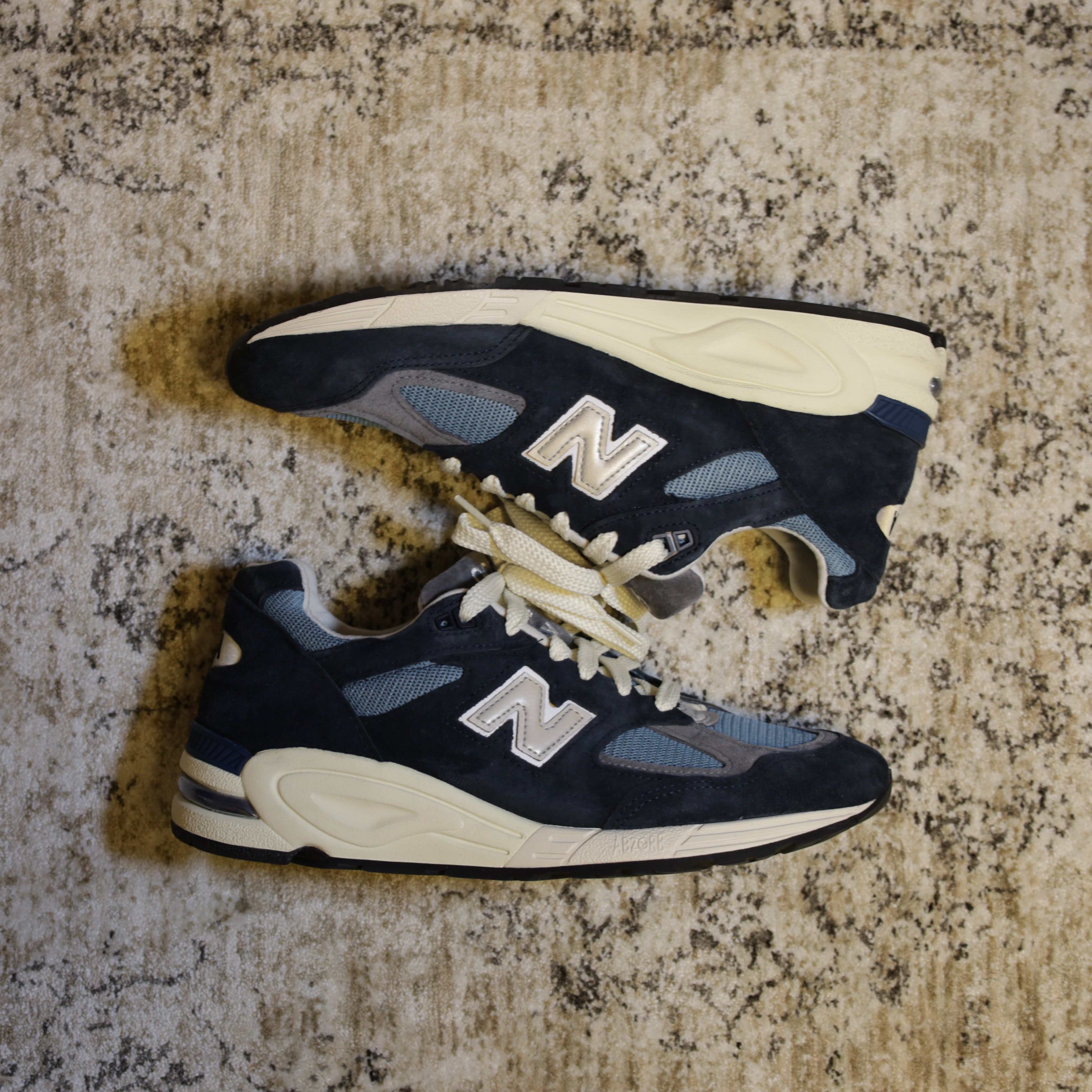 New Balance 990V2 "Navy/Castlerock"