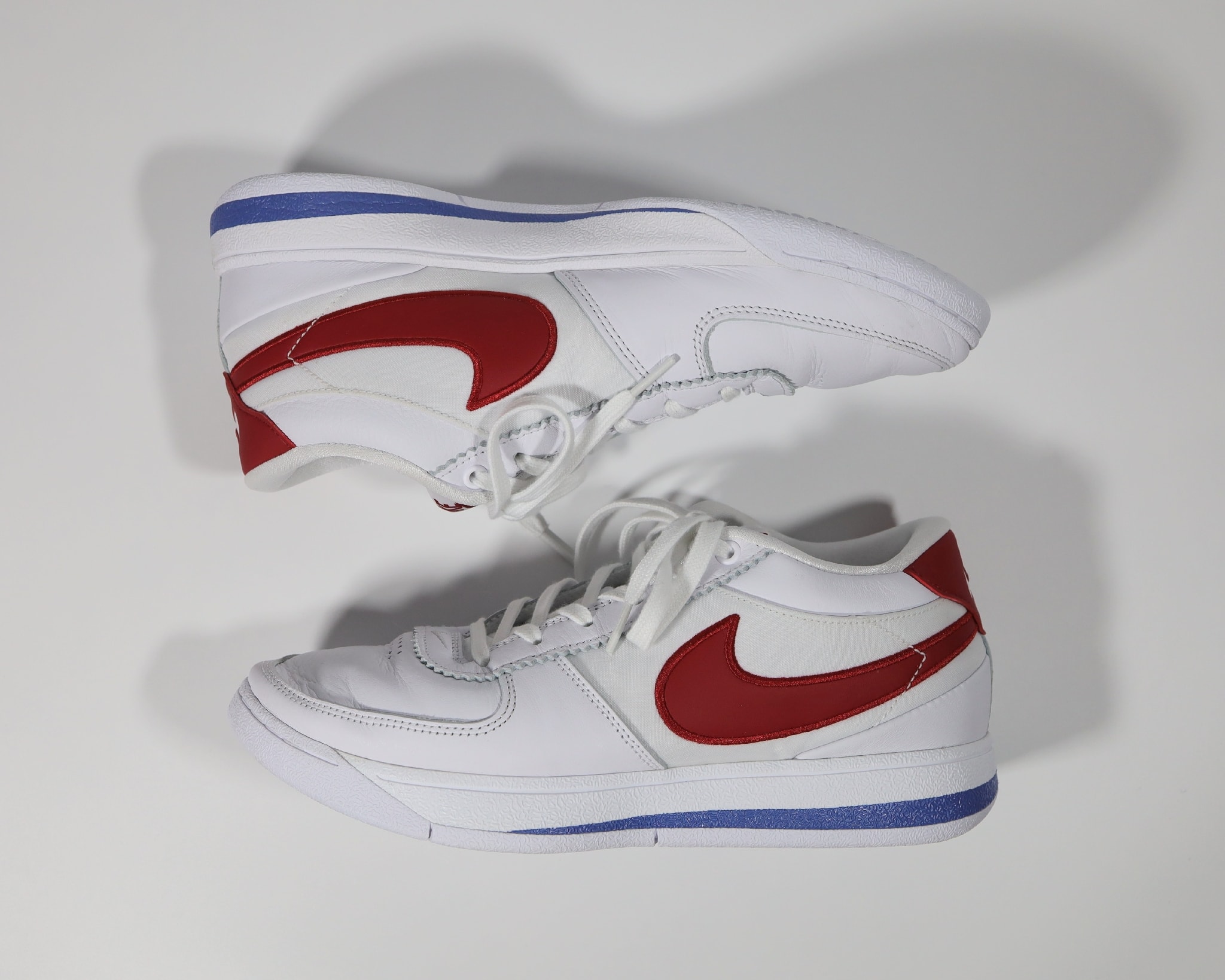 Nike Book 1 Cortez "Forrest Gump/White and Varsity Red" (FJ4250-105/FJ4249-105)