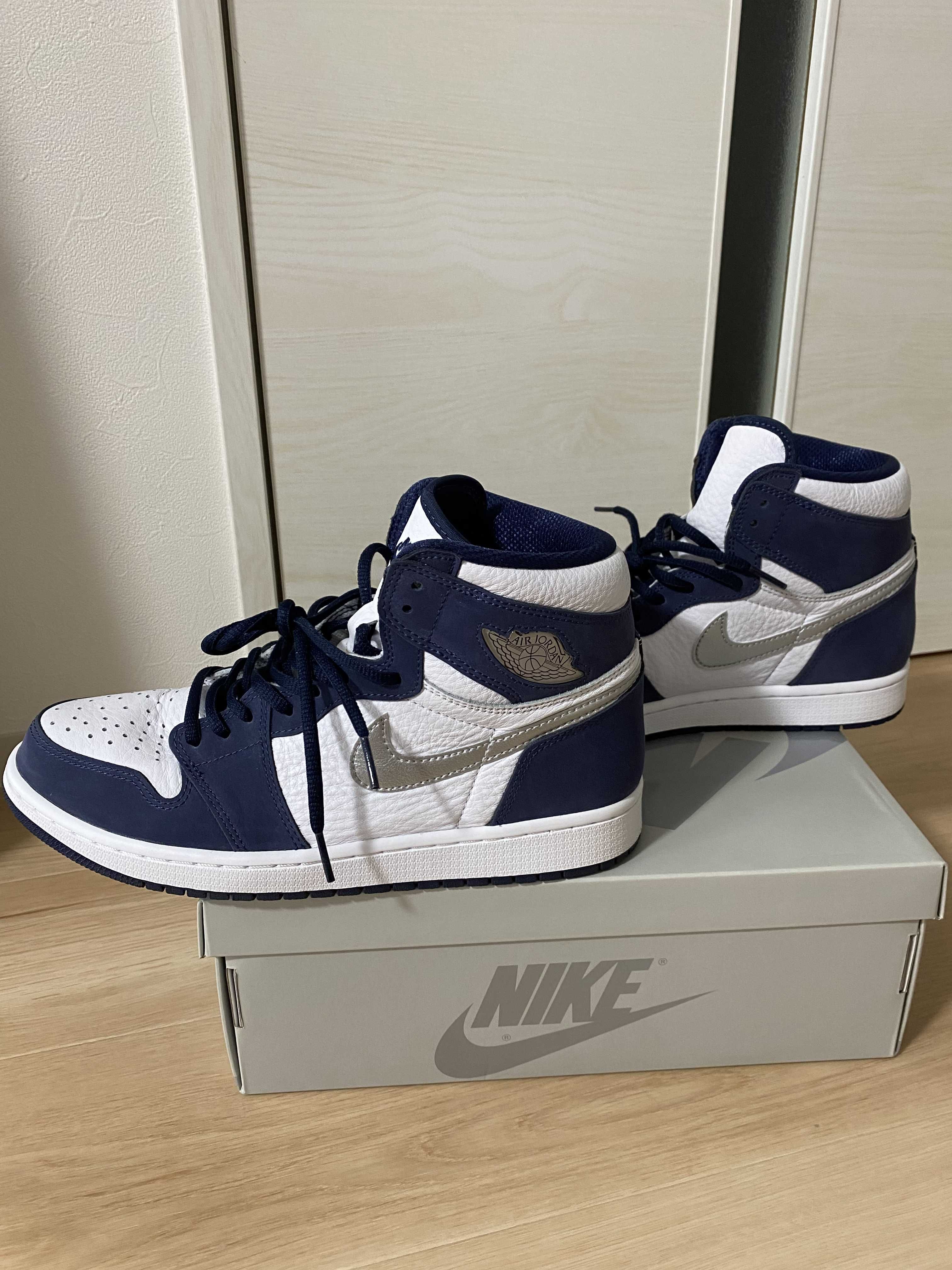 Nike Air Jordan 1 High OG CO.JP "White/Midnight Navy" (2020)(ブリーフケースなし)