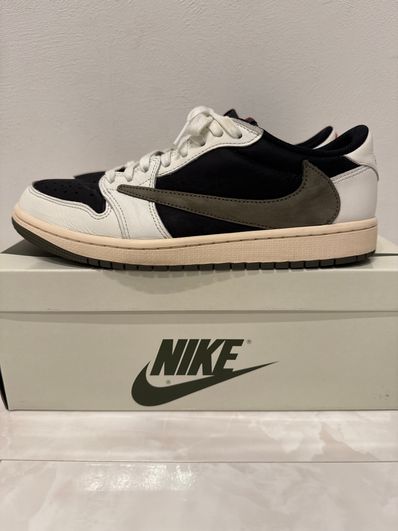 Travis Scott × Nike Women's Air Jordan 1 Low OG "Medium Olive"
