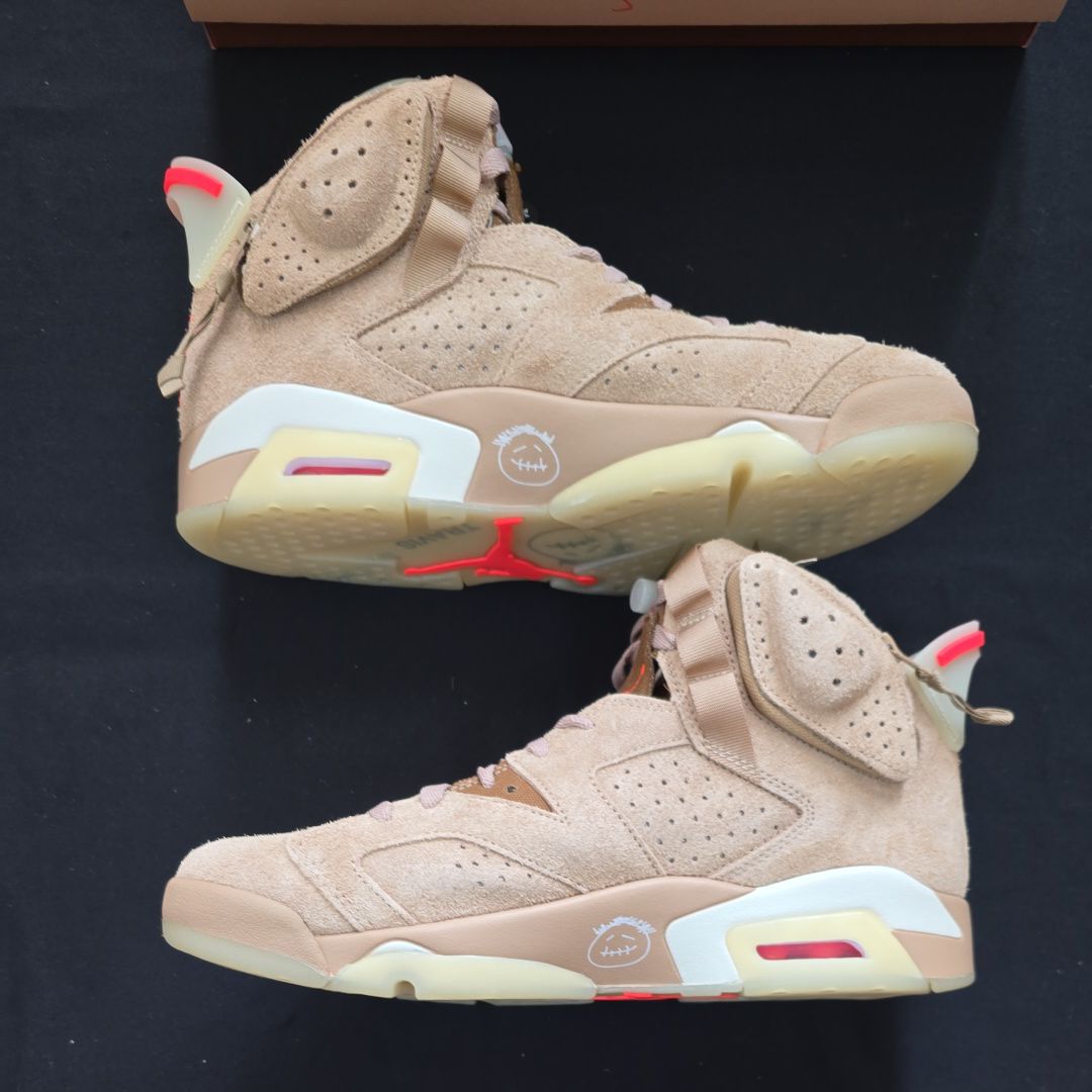 Travis Scott × Nike Air Jordan 6 "British Khaki"