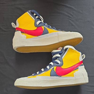 sacai × Nike Blazer Mid "Varsity Maize/Varsity Red"