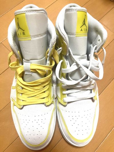 NIKE Women's AIR JORDAN 1 MID LX "OPTI YELLOW"