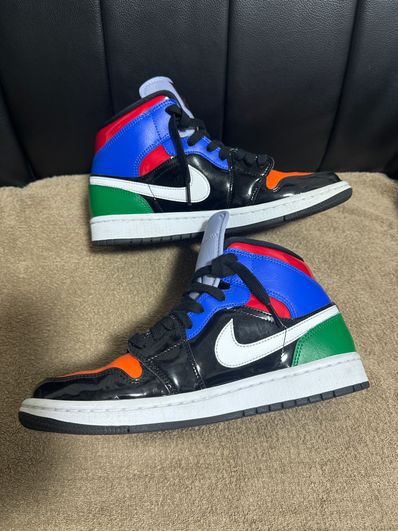 NIKE Women's AIR JORDAN 1 MID "PATENT BLEND"