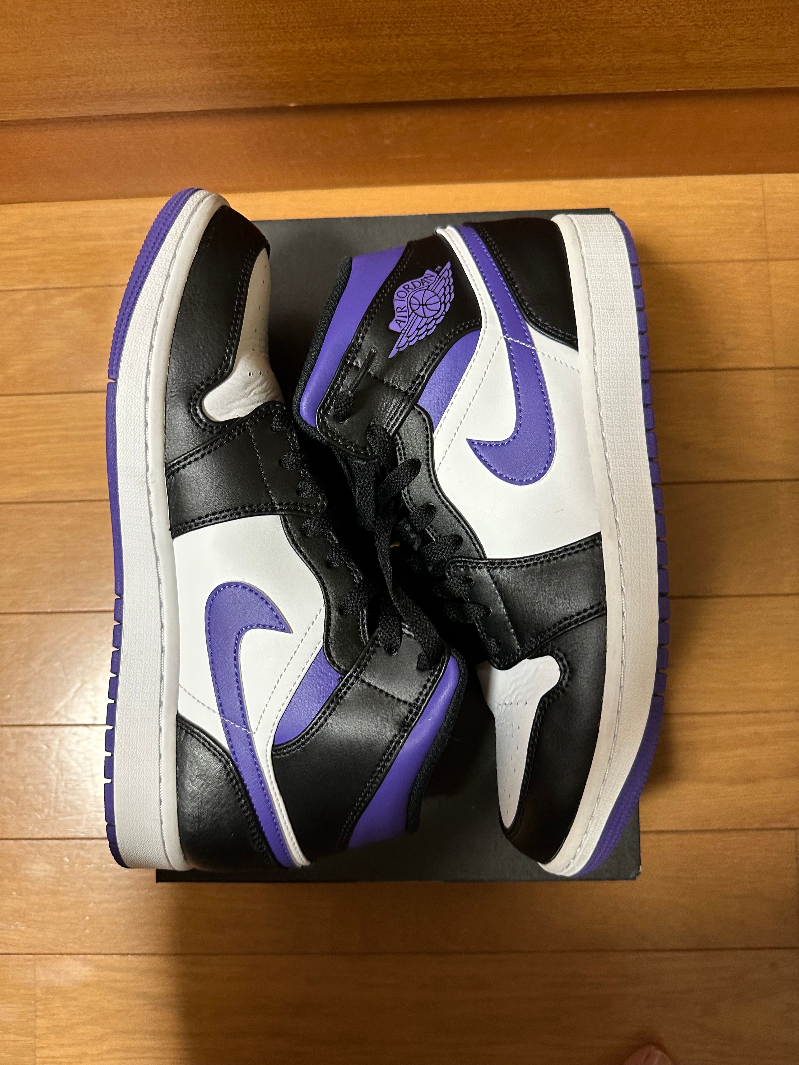 Nike Air Jordan 1 Mid "Black/Court Purple"